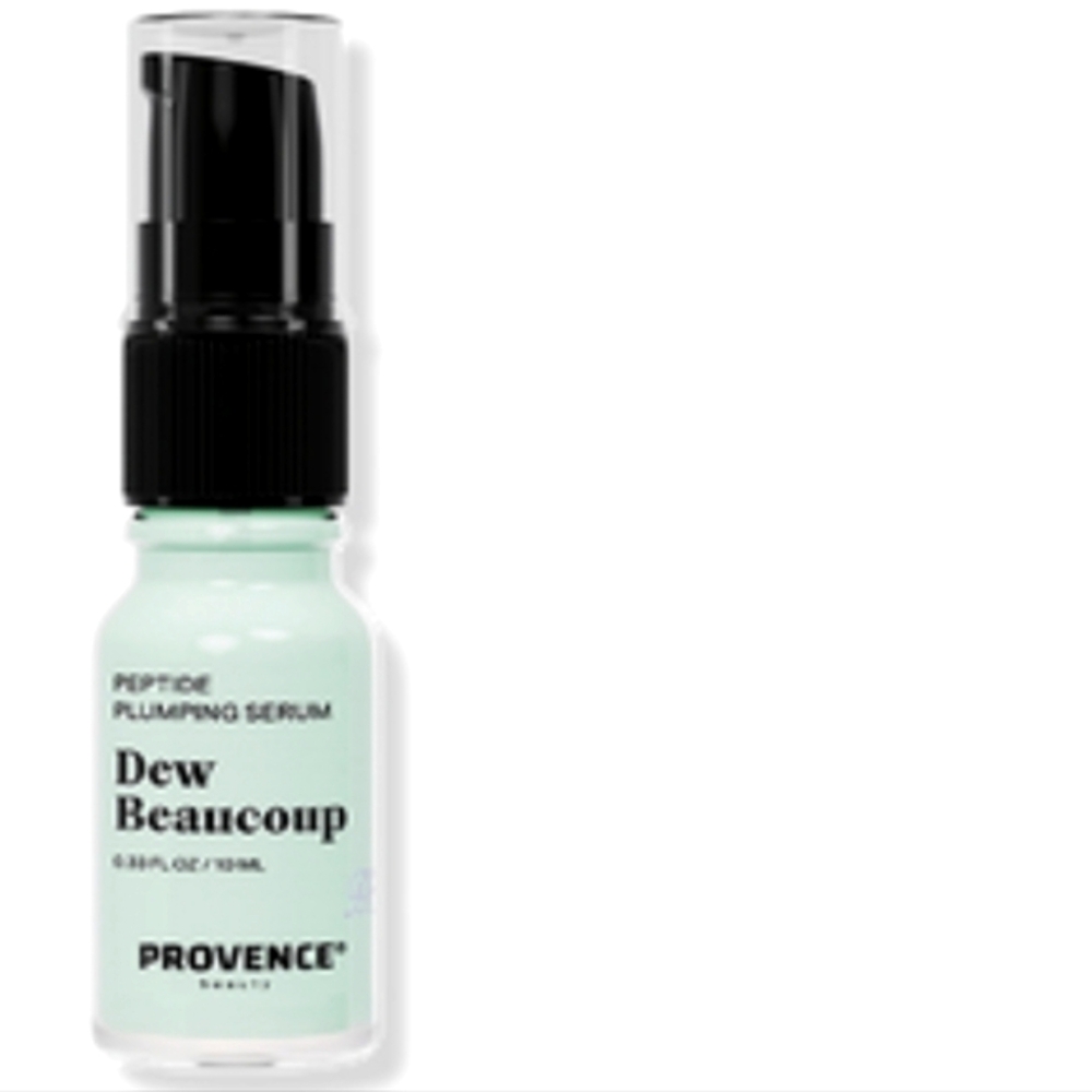PROVENCE DEW BEAUCOUP COPPER PEPTIDES + PROVENCAL COMPLEX PLUMPING SERUM.